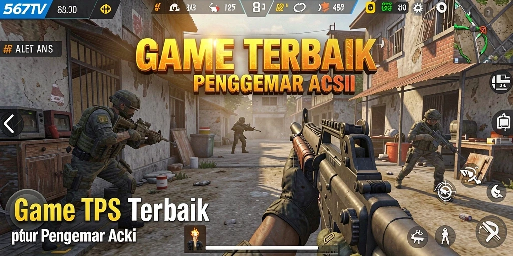 Tampilan gameplay penuh aksi dalam 567TV yang menegangkan.
