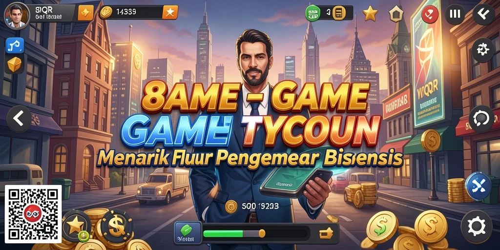 Tampilan gameplay 8QR yang seru dan penuh strategi Tycoon.