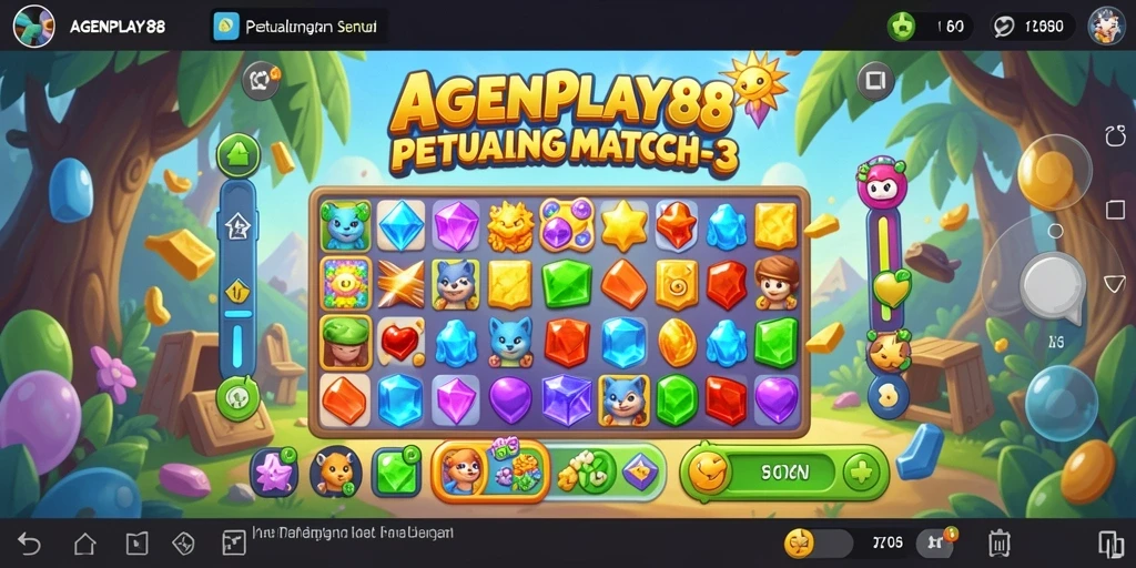 Tampilan menarik dan penuh warna dari gameplay AGENPLAY88.