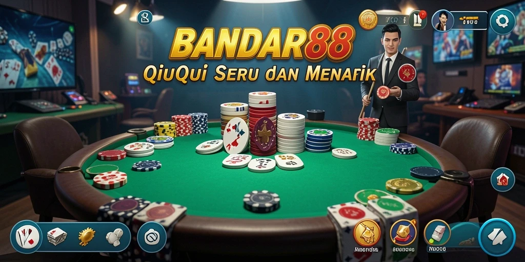 Screenshot BANDAR88 menampilkan gameplay QiuQiu yang menyenangkan.