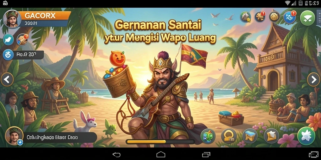 Screenshot GACORX menampilkan gameplay seru dan interaktif.