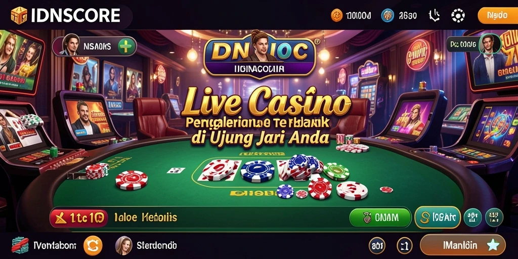 Gameplay Live Casino yang mengasyikkan dan interaktif.