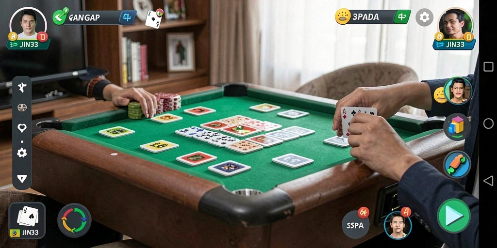 Tampilan gameplay JIN33 yang menegangkan dan seru.