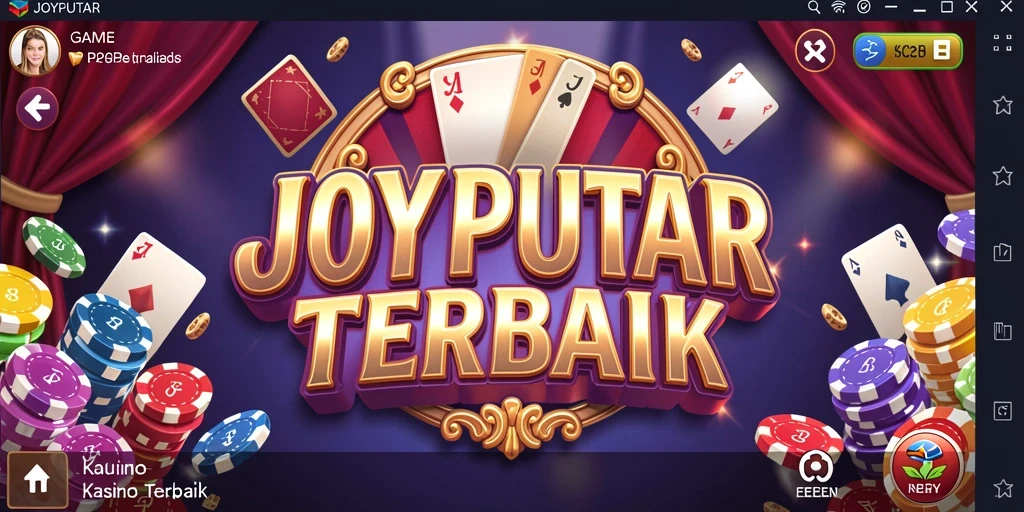 Screenshot JOYPUTAR menampilkan gameplay Kasino yang mendebarkan dan interaktif.