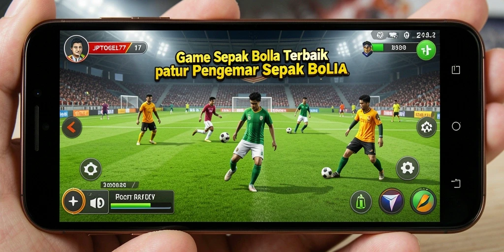 Gameplay seru di JPTOGEL77 dengan aksi sepak bola yang mendebarkan.