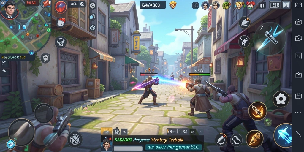 Tampilan menarik dari gameplay SLG dalam KAKA303.