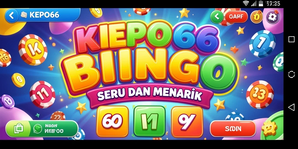 Tampilan gameplay Bingo yang seru di KEPO66.