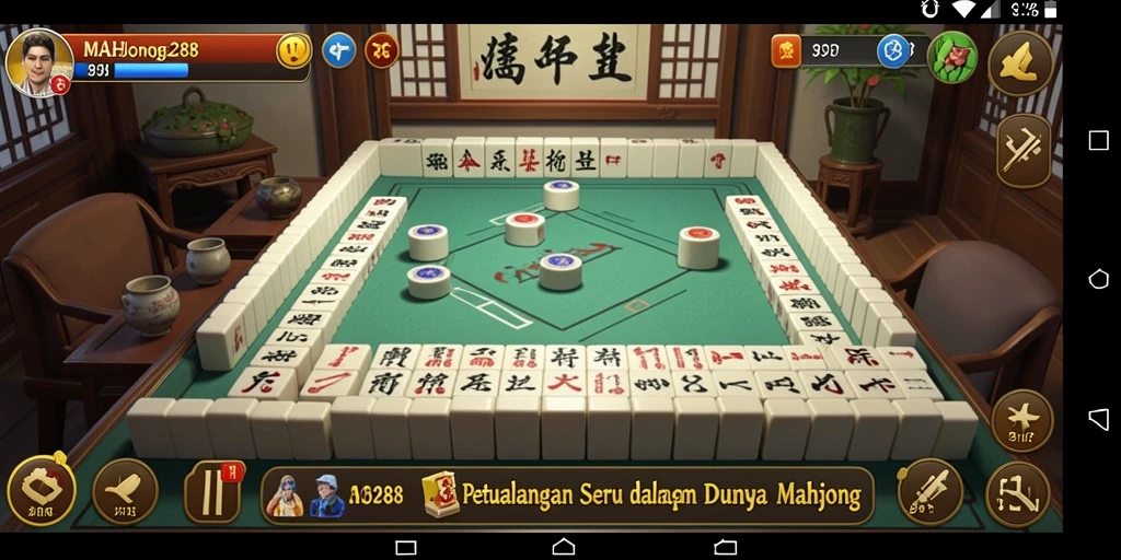 Tangkapan layar permainan MAHJONG288 yang menunjukkan tantangan petualangan yang menarik.