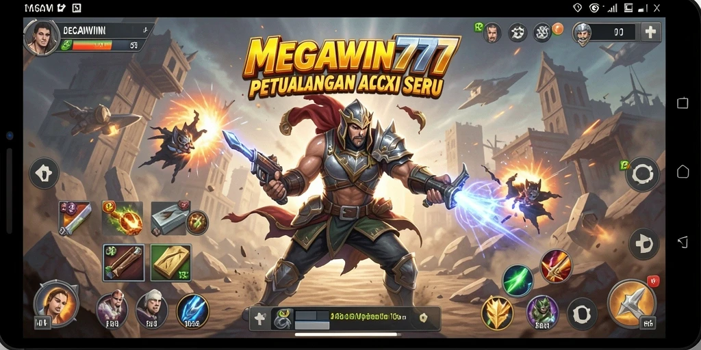 Tangkapan layar dari gameplay seru MEGAWIN777 dengan aksi mendebarkan.