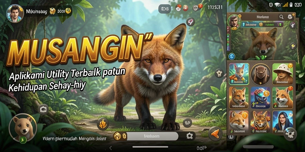 Tampilan antarmuka aplikasi MUSANGWIN yang intuitif dan fungsional.