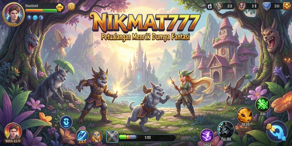 Gameplay NIKMAT777 yang mendebarkan di dunia petualangan.