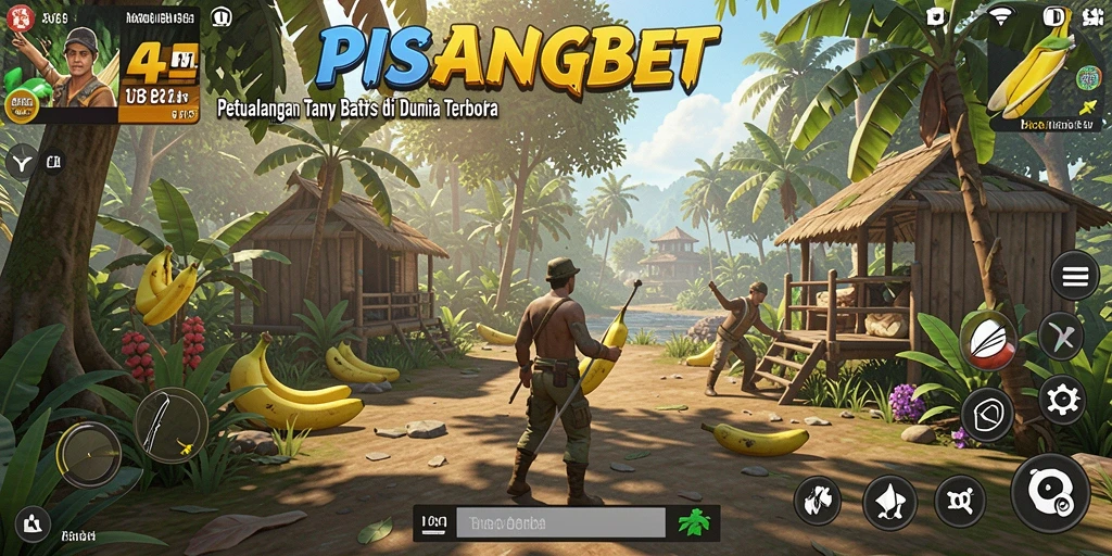 Tampilan gameplay PISANGBET dalam dunia terbuka yang memukau.
