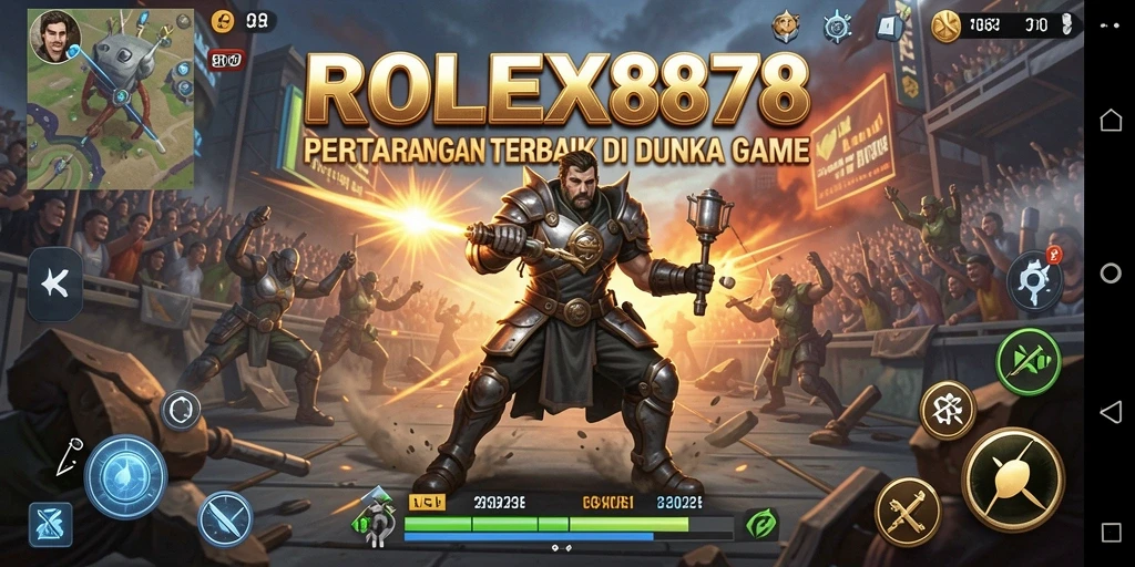 Tampilan gameplay <strong>ROLEX878</strong> yang penuh aksi dan seru.