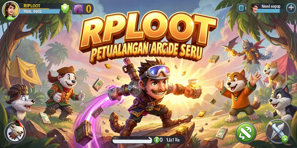 Screenshot gameplay RPLOOT menampilkan aksi seru dan karakter menarik.