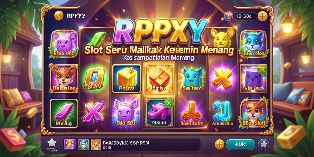 Screenshot utama RPYYY menampilkan gameplay Slot yang menarik dan dinamis.