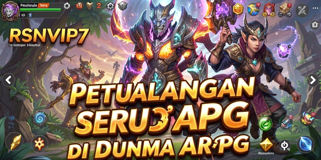 Screenshot menampilkan gameplay ARPG yang mendebarkan di RSNVIP7.