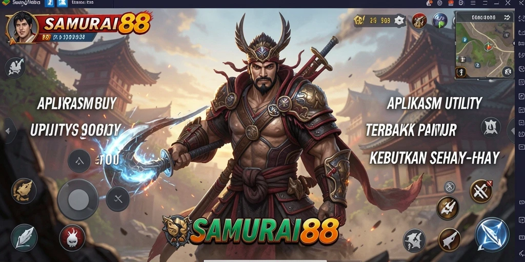 Tampilan antarmuka SAMURAI88 yang menarik dan intuitif.