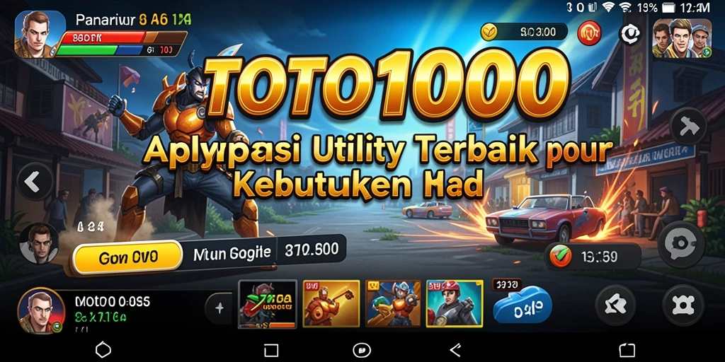 Tampilan antarmuka TOTO1000 yang modern dan penggunaannya yang sederhana.