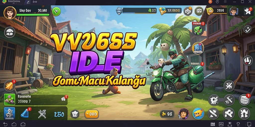 Screenshot gameplay VV62 yang menampilkan momen pengembangan idle yang menarik.