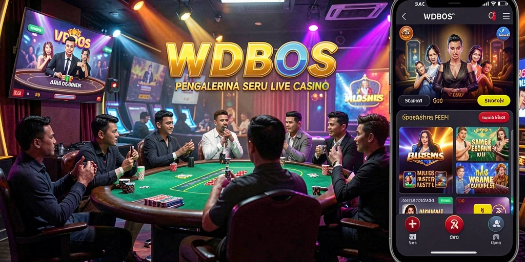 Gameplay seru WDBOS dengan dealer langsung dan interaksi pemain.