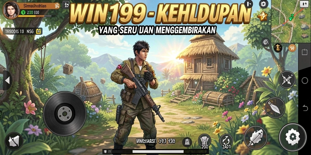 Tangkapan layar gameplay <strong>WIN199</strong> menampilkan karakter berinteraksi dalam lingkungan yang realistis.